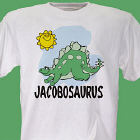 Nameosaurus Personalized Youth T-Shirt